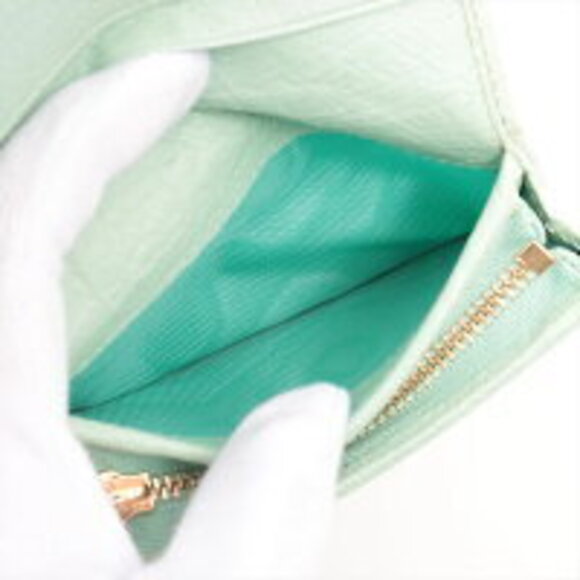 Gucci Ostrich Ophidia Bi fold Wallet Green - Picture 6 of 8